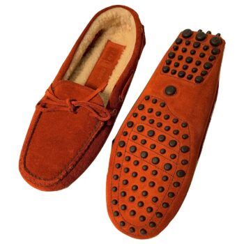 driving shoes with rubber indents on sole