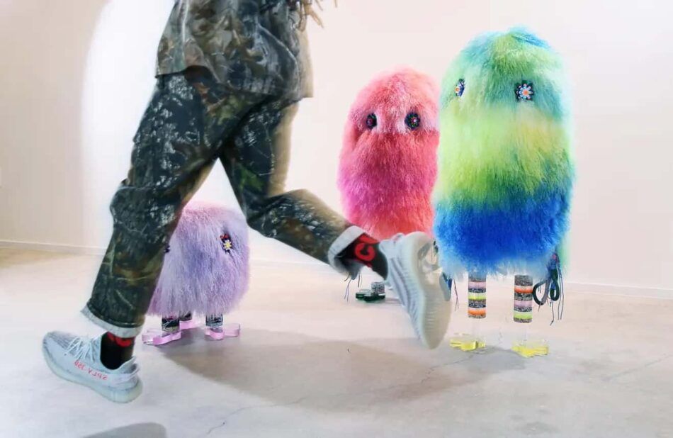 Gabriela Noelle's "Transitional Objects" series of soft sculptures