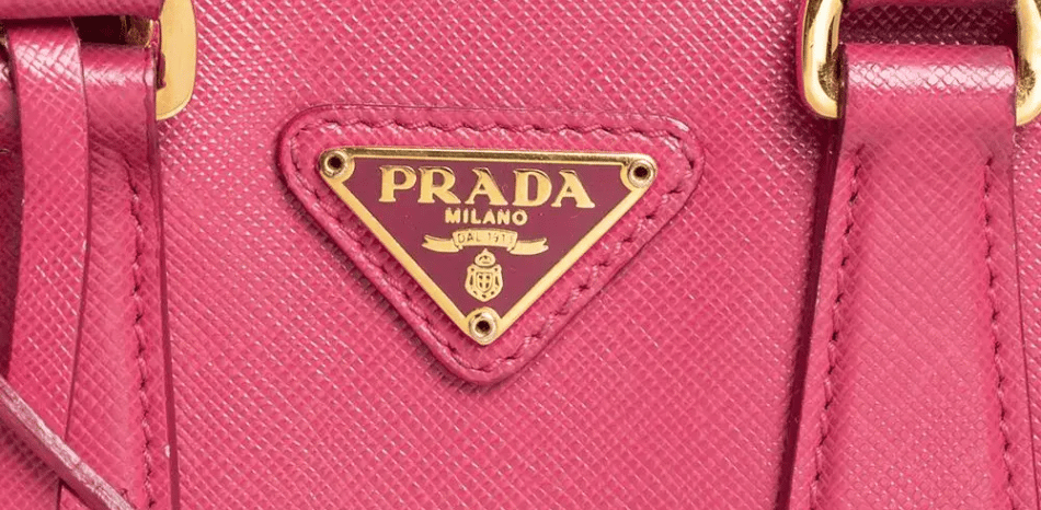 Prada logo triangle