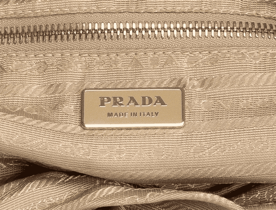 Prada interior plaque